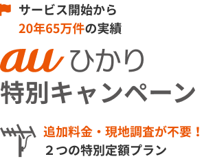 auひかり特別キャンペーン