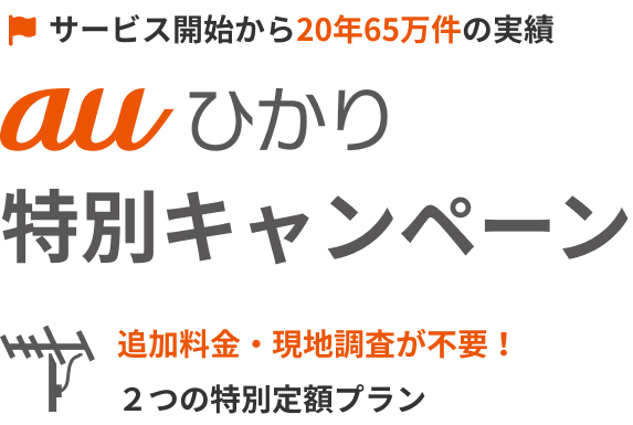 auひかり特別キャンペーン