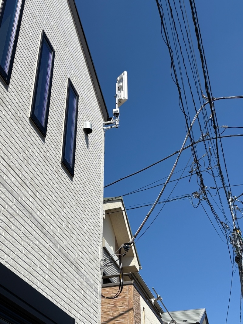 神奈川県厚木市の戸建住宅にて、八木式アンテナを新設しました。
