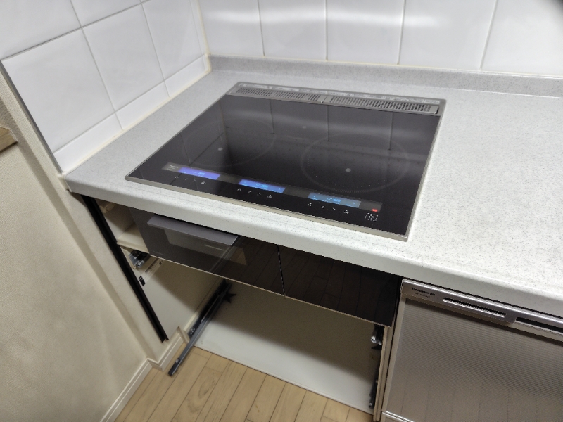 東京都西東京市｜マンションでIHクッキングヒーター交換工事